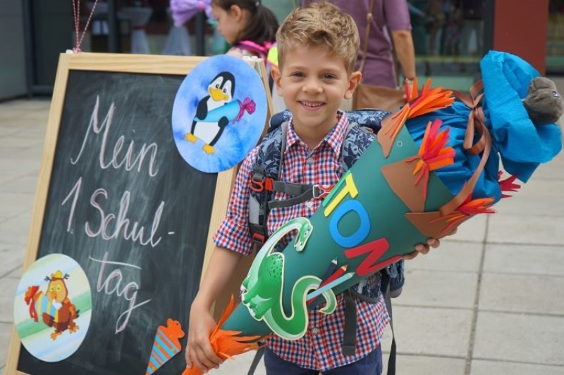 Unsere Erstklssler starten ins Schulleben
