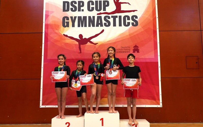 Sportliche Hchstleistungen beim DSP Gymnastics Cup