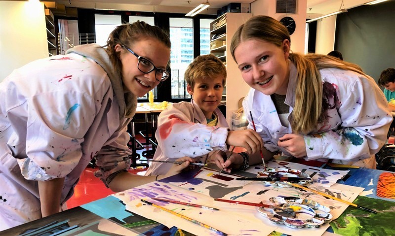 Kunstunterricht an der DSP Kunstunterricht an der DSP